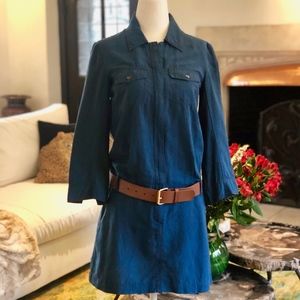 Theory Belted Mini Dress